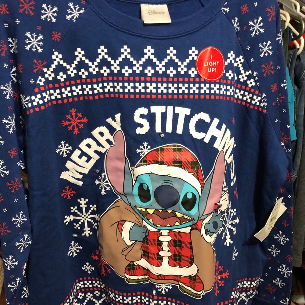 Light up Christmas sweater Stitch